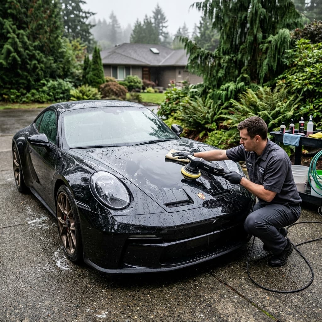 Mobile car detailing Seattle — professional hand wash and ceramic coating service